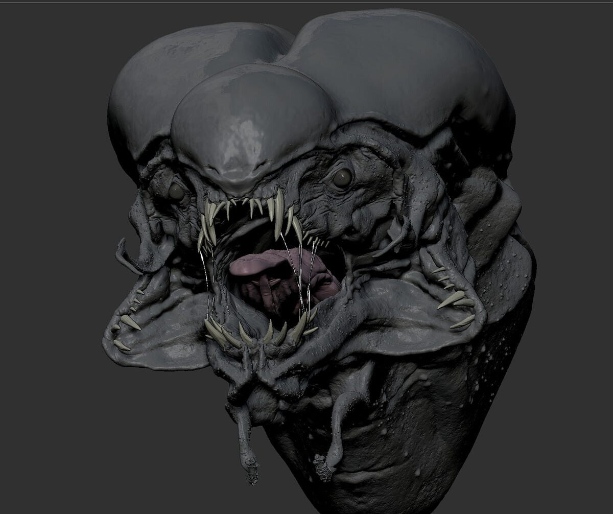 Blender 4.5 Vulkan and the Birth of an Alien&nbsp;Form