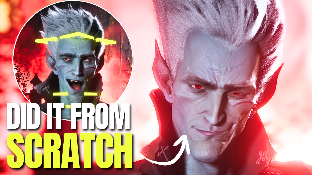 How I Made this CUSTOM Vampire in CC5 and Unreal Engine