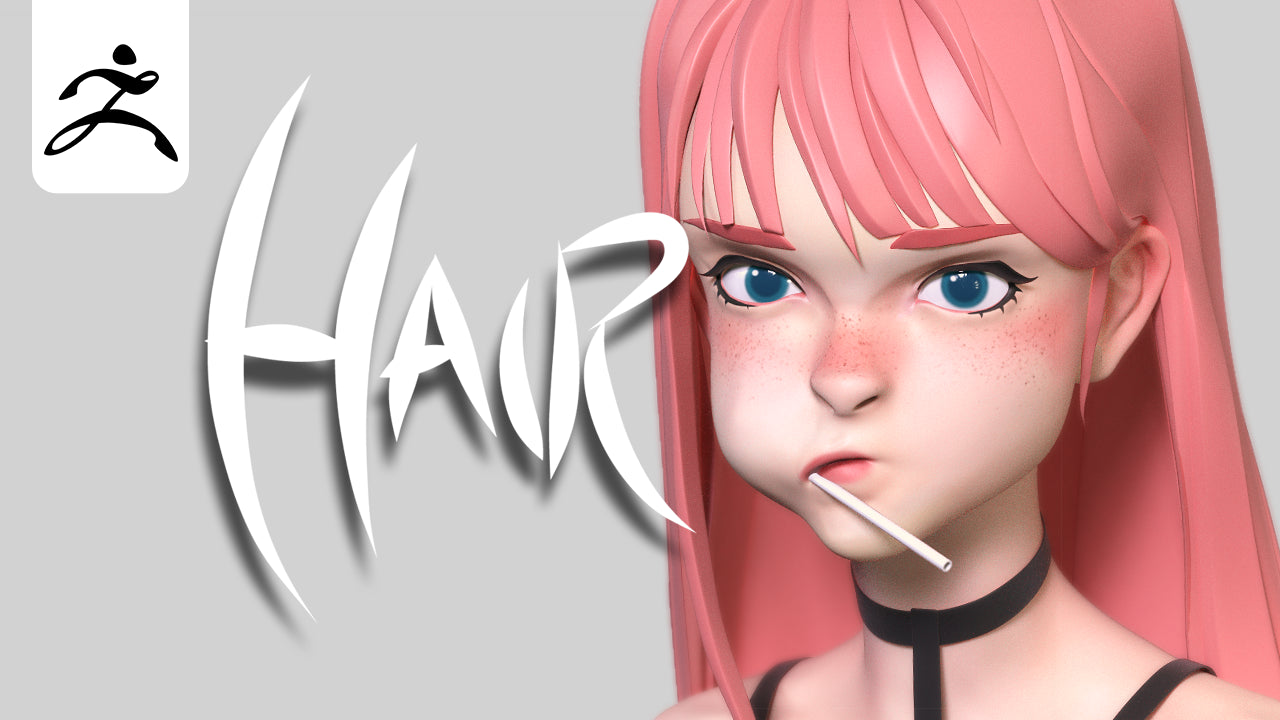 Zbrush Hair IMM Brush 2.0